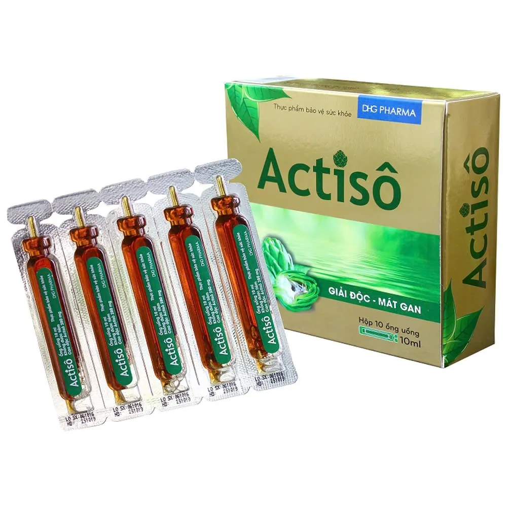 Cao Artiso ống DHG (H/10o/10ml) - Hỗ trợ tăng cường chức năng gan, giúp giảm các triệu chứng mẩn ngứa, vàng da, ăn uống khó tiêu do chức năng gan suy giảm.